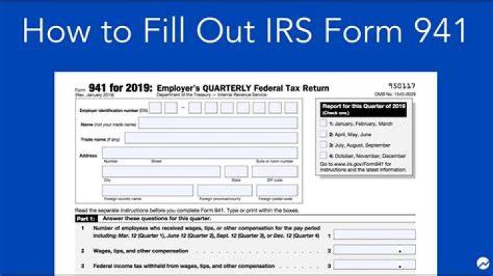 What taxes are included in 941?