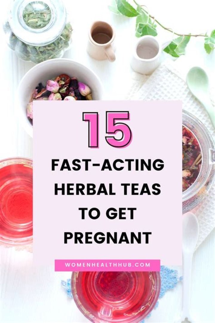 What tea helps get pregnant?