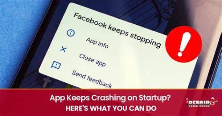 What to do if an app keeps crashing?