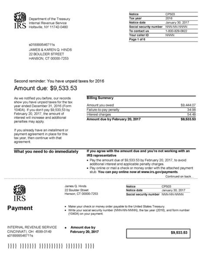 What to do if the IRS sends you an unpaid tax notice?