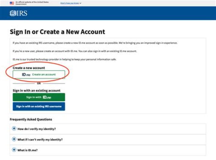 What to do if you cannot access your IRS account?
