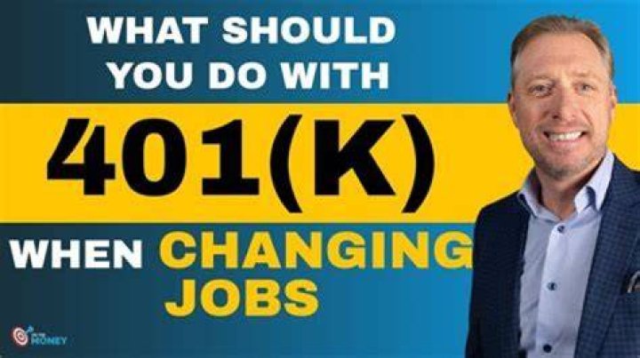 What to do with your 401k when you change jobs?