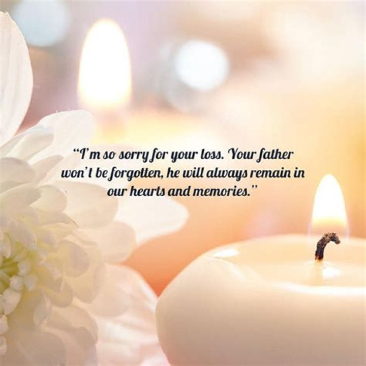 What to send someone who lost their father?