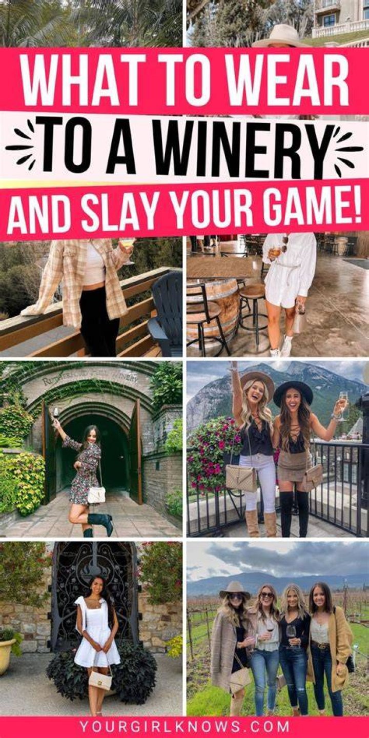 What to wear to a winery when it's raining?