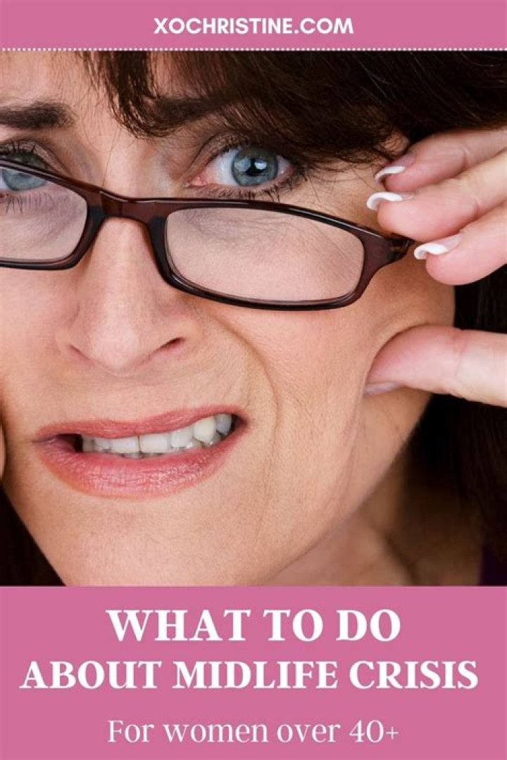What triggers a midlife crisis in a woman?