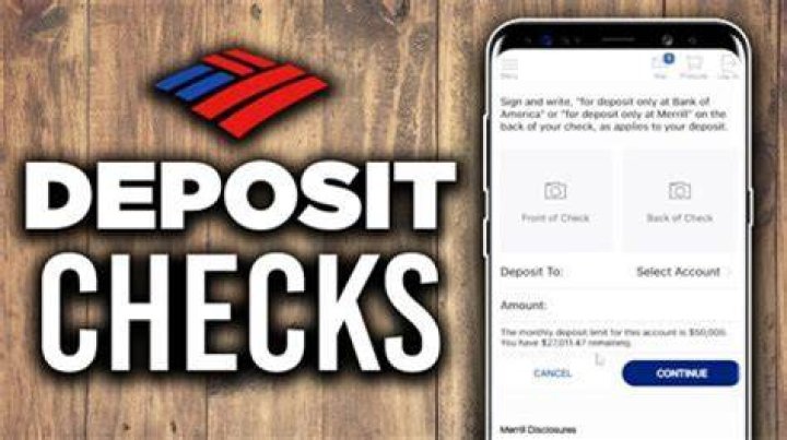 What two things must you do before you can deposit a check into your checking account?