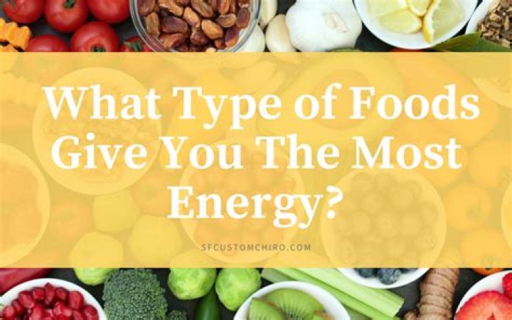 What vegetable gives you the most energy?