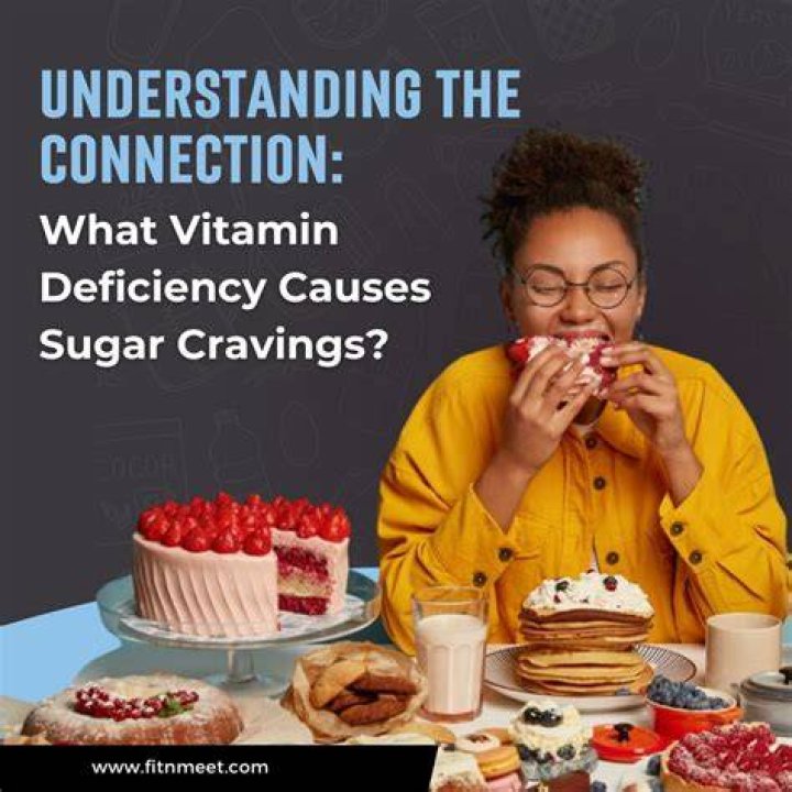 What vitamin deficiency causes carb cravings?