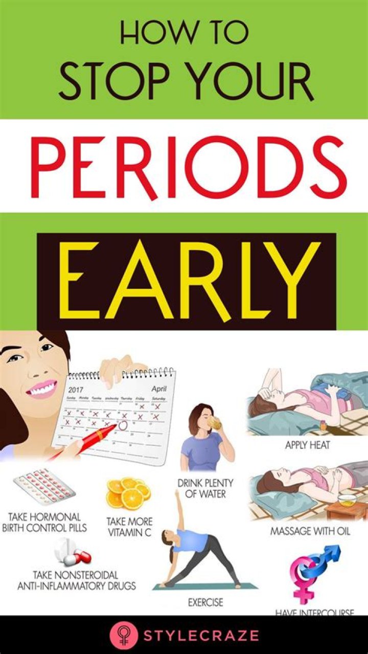 What Vitamin stops your period?