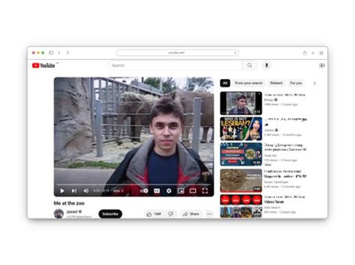 What was the first video on YouTube?