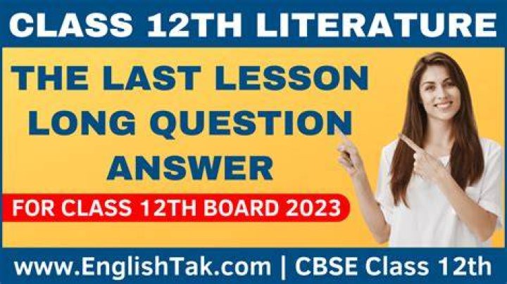 What was the last answer to the question?