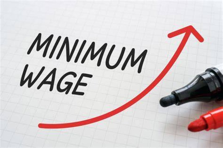 What was the minimum pay in 1995?
