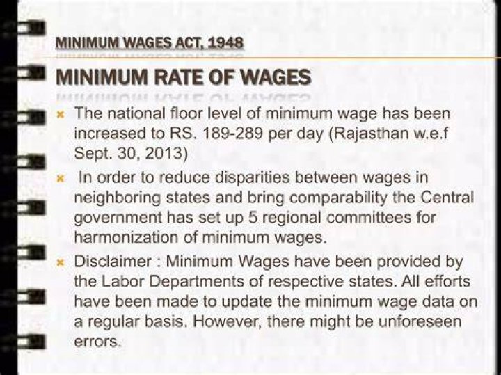 What was the wage in 1948?