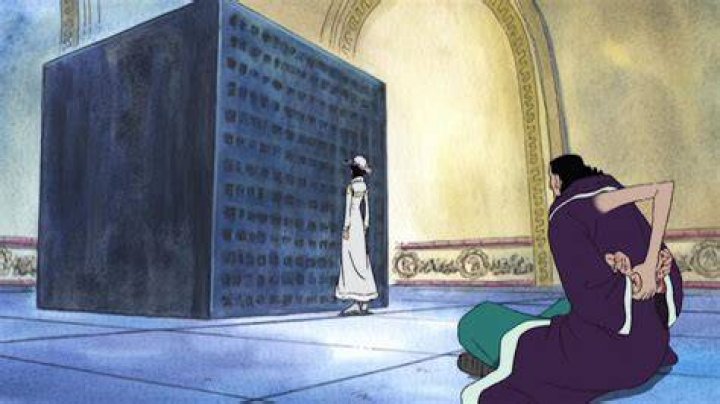What was written on the alabasta Poneglyph?