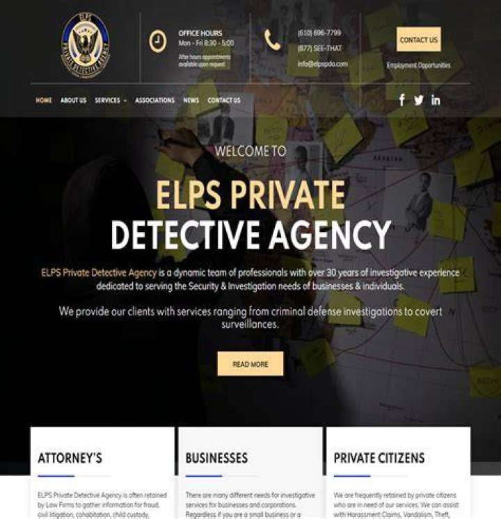 What websites do private investigators use?