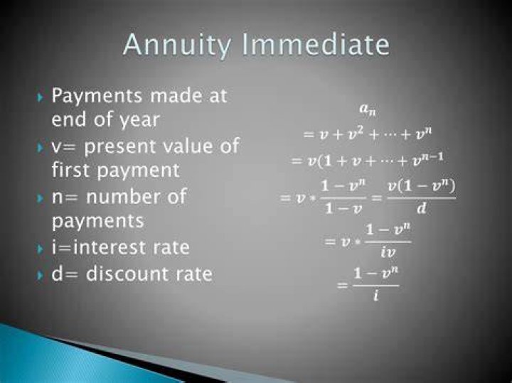 What will an immediate annuity pay?