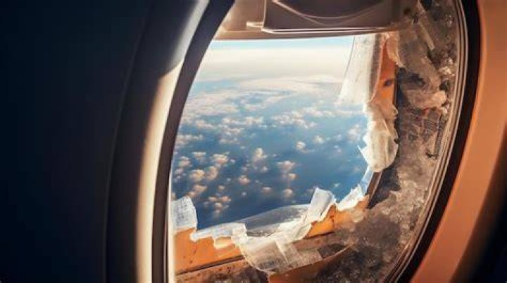 What would happen if an airplane window broke?