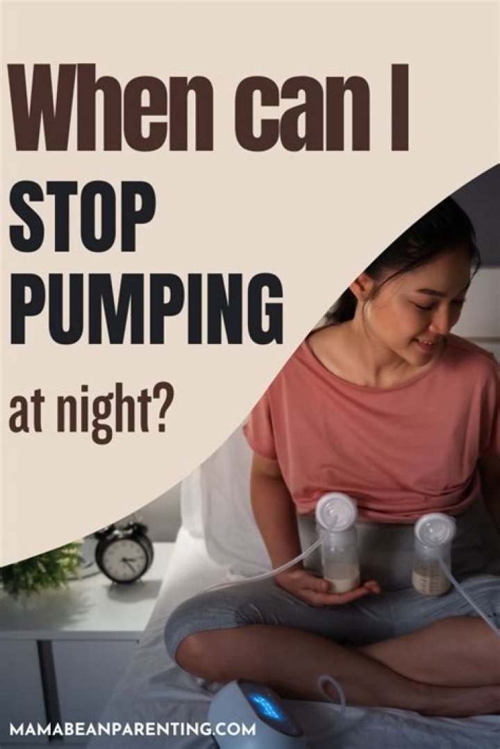 When can I skip night pumping?