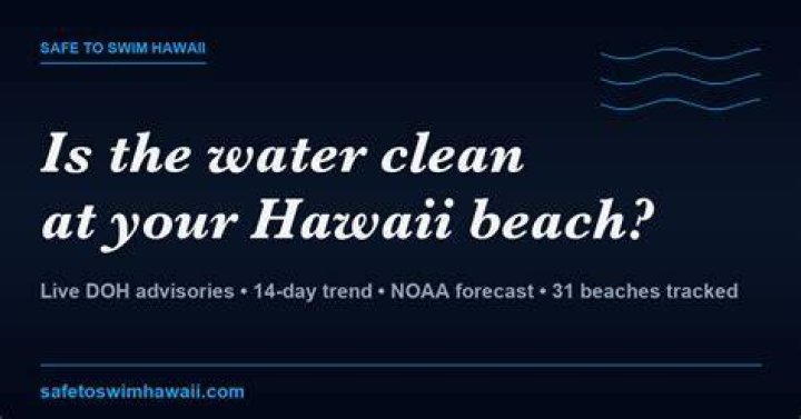 When can you not swim in Hawaii?