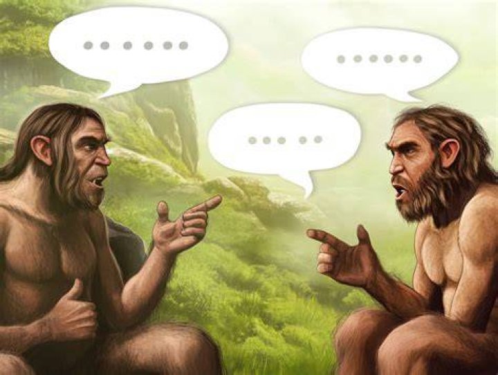When did humans first speak?