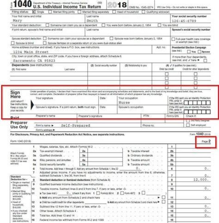 When did I get my 2018 tax return?