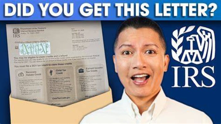 When did I receive a letter from the IRS?