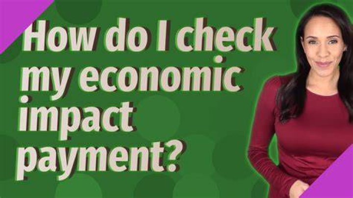 When do I get my economic impact check?