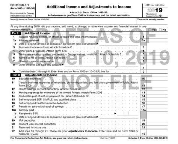 When do I need to print my 2019 tax form?