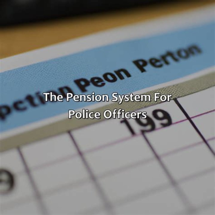 When do police officers get their line of duty pension?