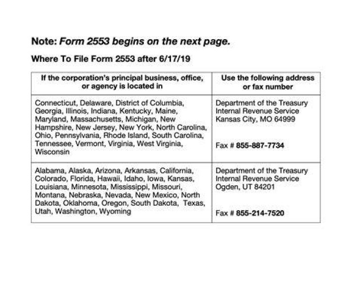 When do you have to file Form 2553?