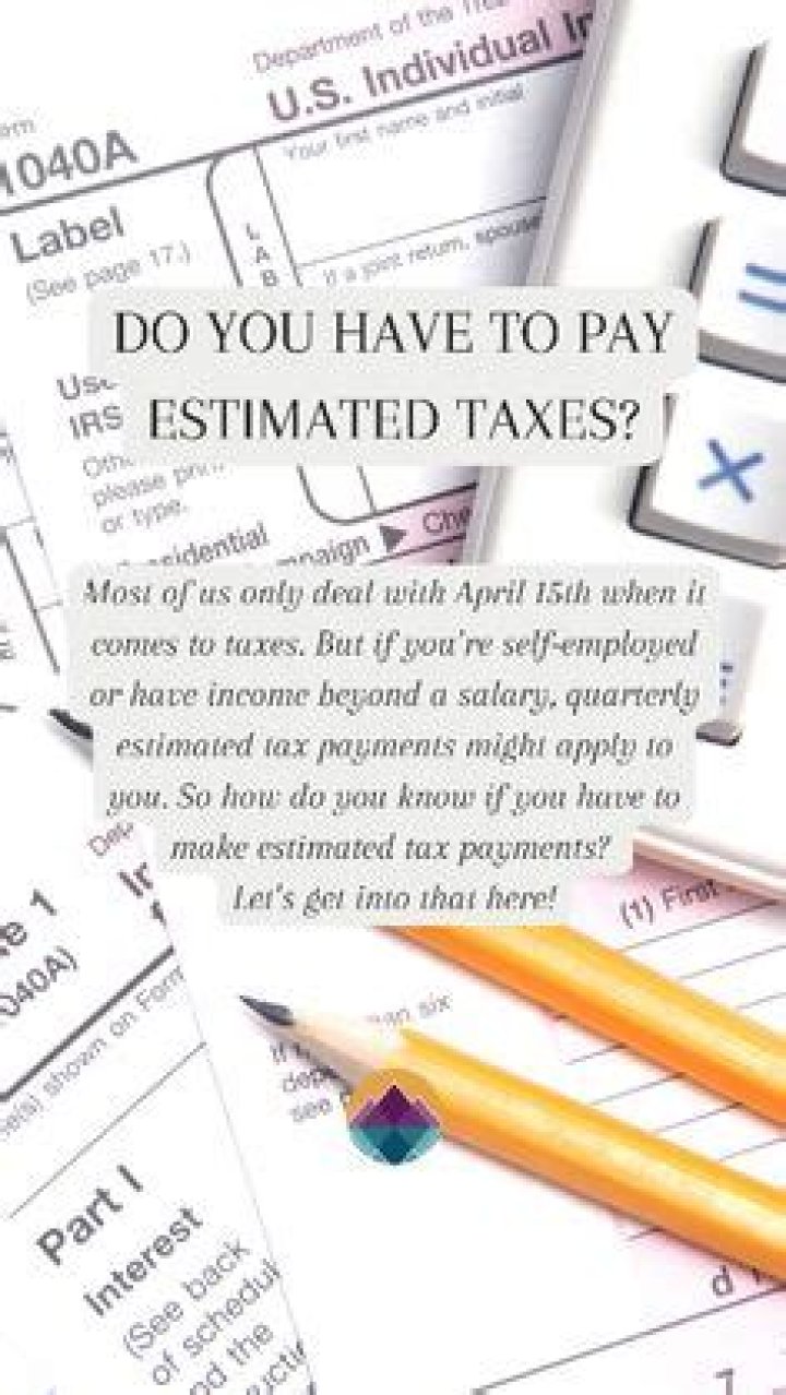 When do you have to pay estimated taxes for 2019?