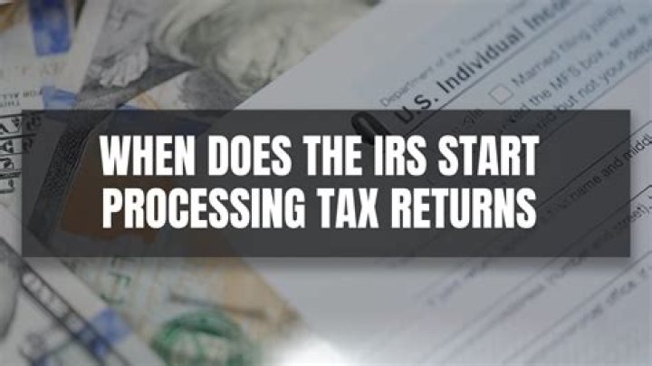 When does the IRS start processing efile tax returns?