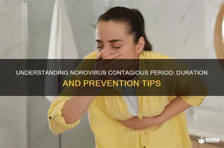 When is norovirus most contagious?
