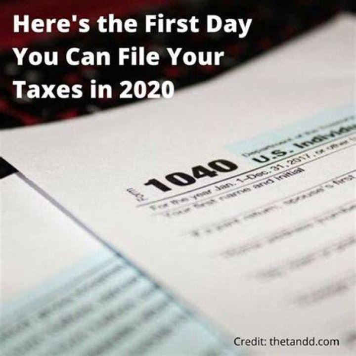 When is the first day to file taxes for 2020?