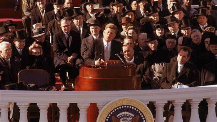 When Kennedy says in his inaugural address that humans have the power to abolish all forms of human life to what is he referring?