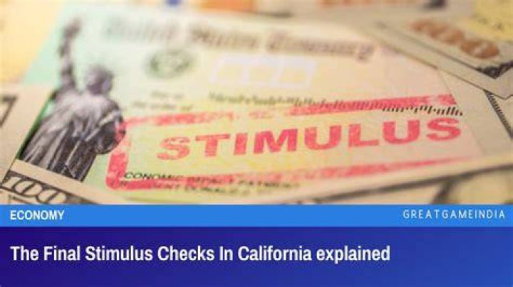 When should Californians expect their stimulus checks?