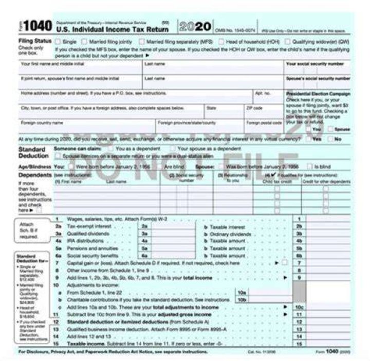 When should I file my tax return 2020?