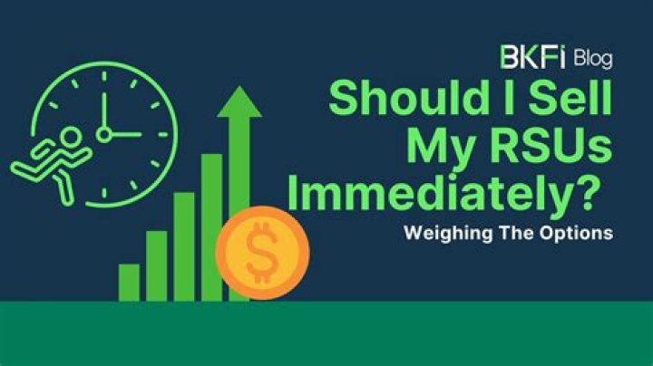 When should I sell my RSU stock?