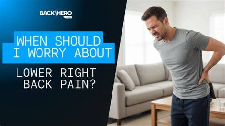 When should I worry about back pain?