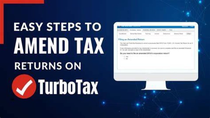 When to amend your TurboTax tax return for 2020?