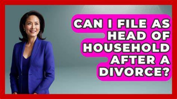 When to file as Head of Household after divorce?
