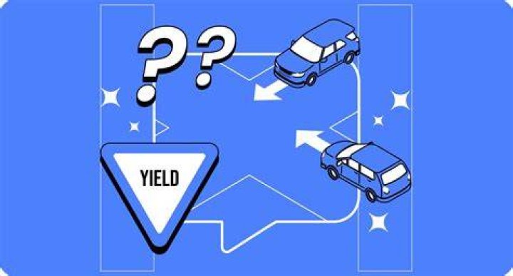 When two drivers approach a situation where one driver or the other is supposed to yield the right of way?
