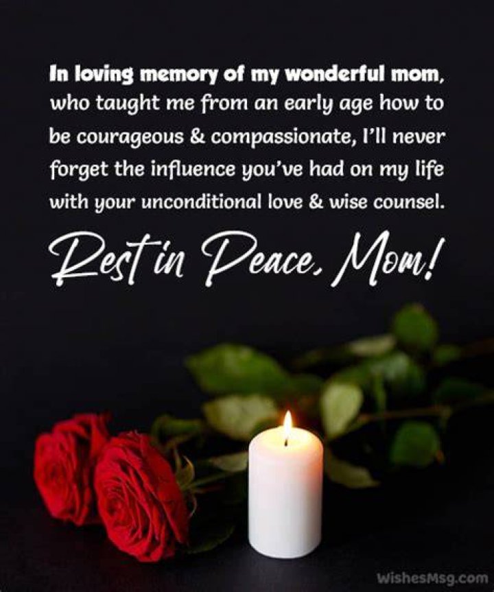 When was the day my mother passed away?