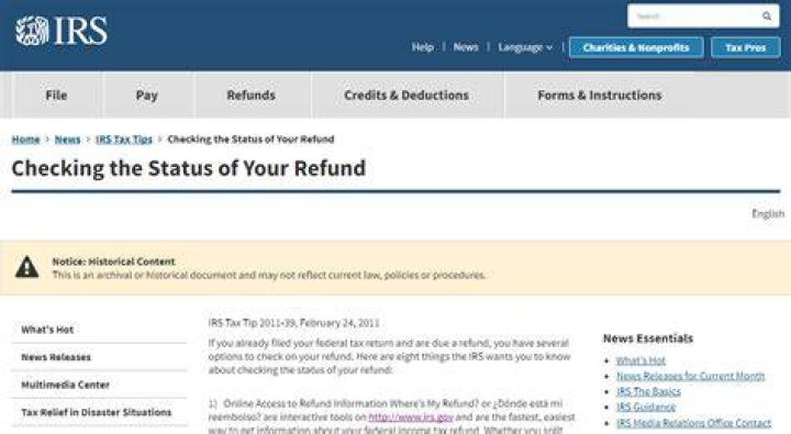 Where can I check the status of my tax return?