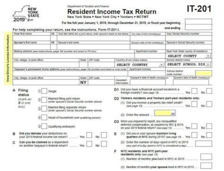 Where can I File my New York state tax return for free?