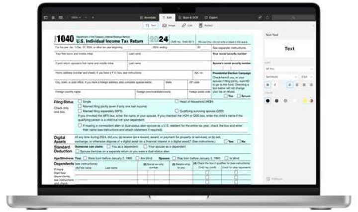 Where can I fill out a 1040 form online?