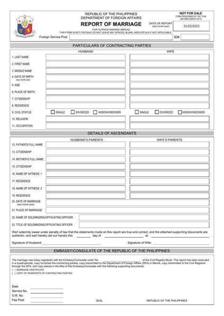 Where can I find marriage records in the Philippines?