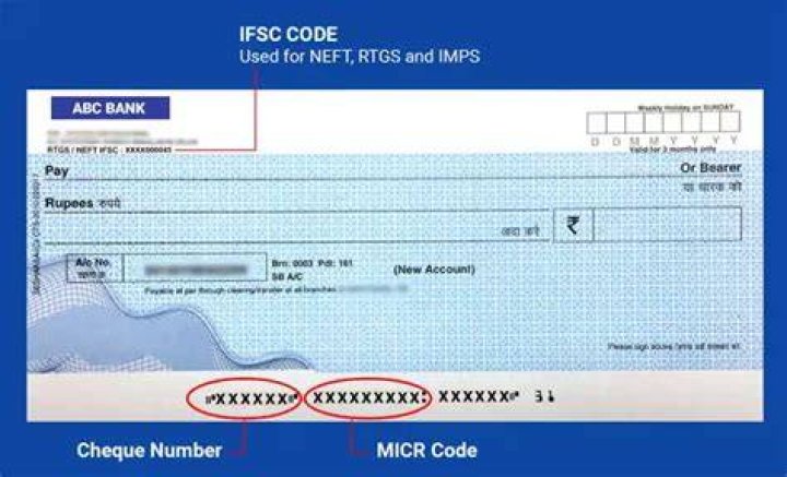 Where can I find MICR code on cheque?