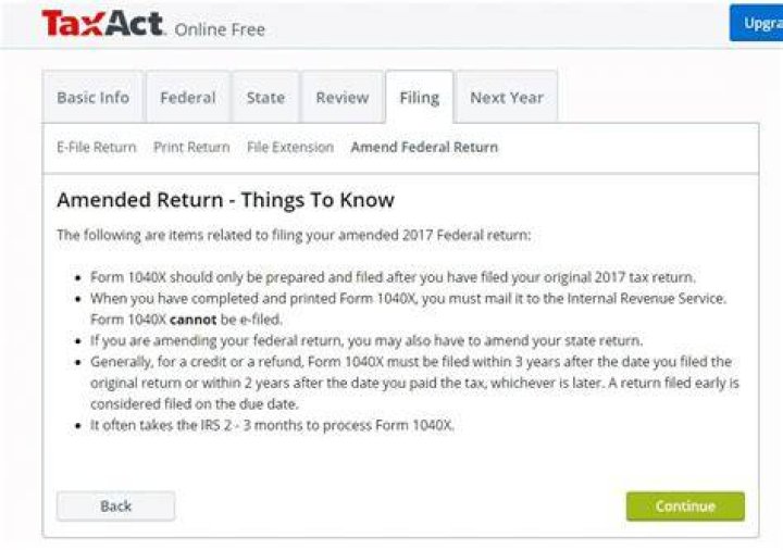 Where can I find my 2018 tax return on TaxAct?