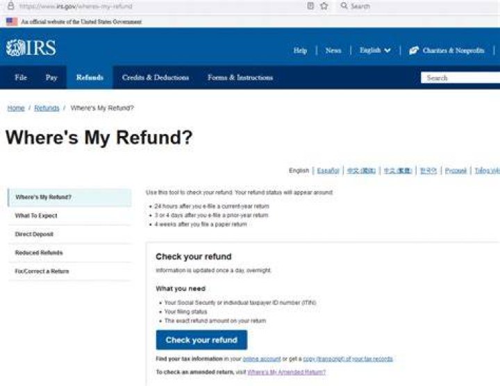 Where can I find my 2019 tax refund?